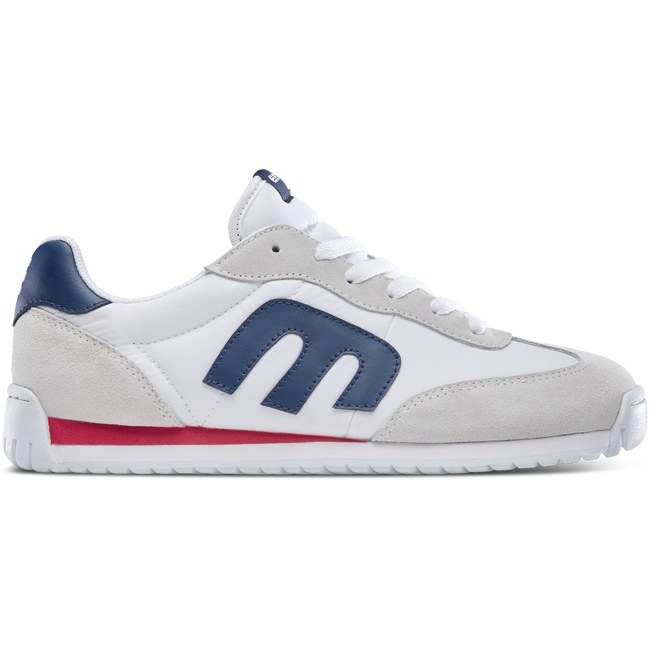Etnies LO-CUT CB Sneakers Heren Wit/Donkerblauw/Rood BE-ICUZTU